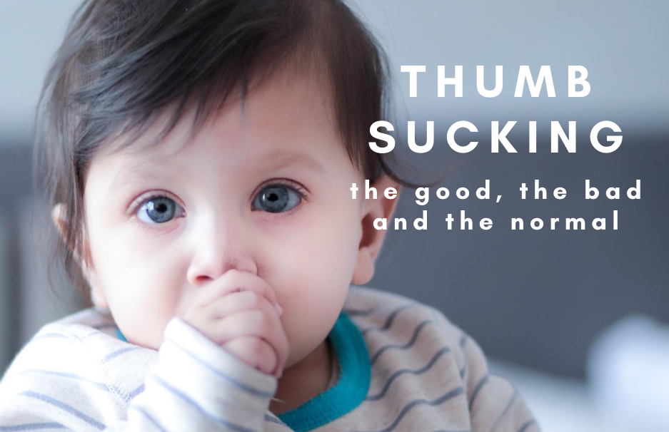 Child sucking thumb at taree dental care
